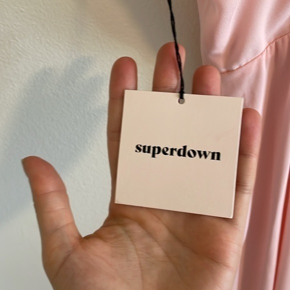 Superdown Revolve Addison Maxi Dress Women’s Size Small Gown Light Pink - Picture 7 of 10
